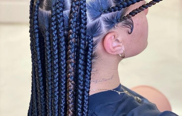 Medium Knotless Braids