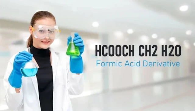 CH₂ HCOOH and H₂O